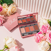 Chella chella + velabeauty blushing rose eyeshadow palette Brow & Eye