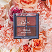 Chella mini chella + velabeauty blushing rose eyeshadow palette Brow & Eye