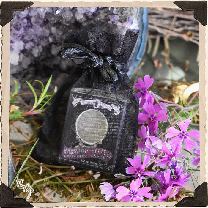 FORTUNE TELLER 1/2oz. BODY OIL. For Psychic Clarity, Life Guidance & Insight.