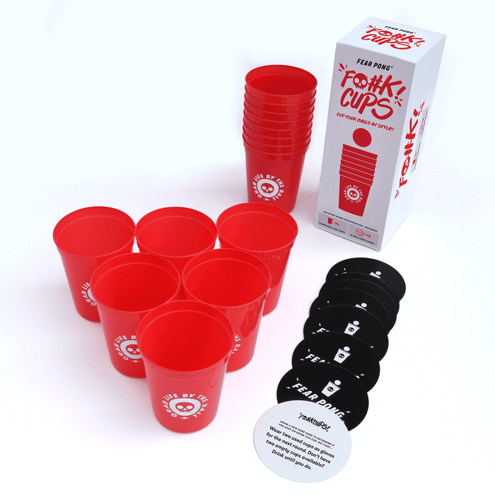 Fear Pong: F@#K Cups