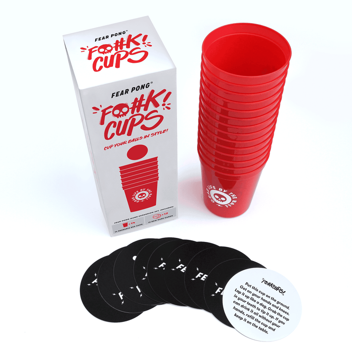 Fear Pong: F@#K Cups