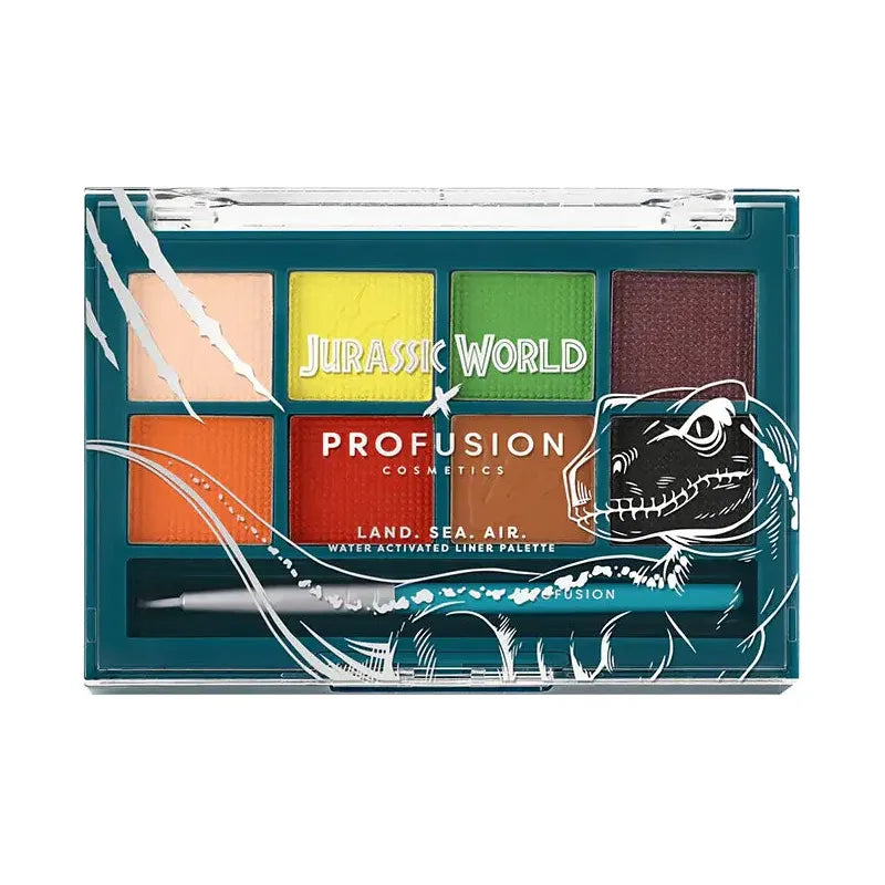 Profusion Cosmetics Jurassic World | Land.Sea.Air Water Activated Liner Palette Eyes