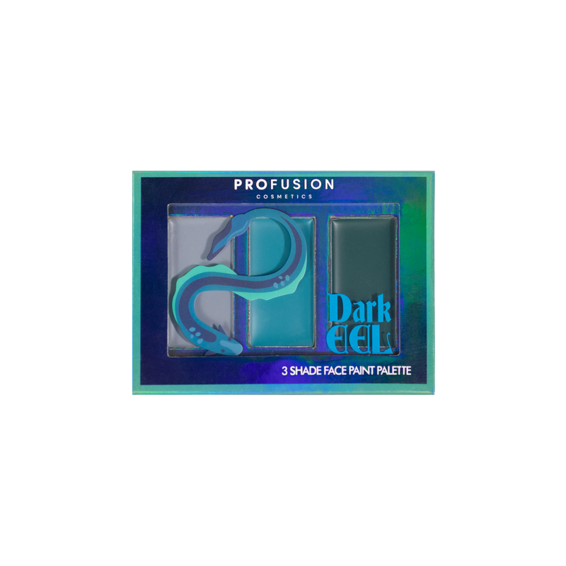Profusion Cosmetics Sea Witch Face Paint Lips Dark Slate Gray Dark Eel