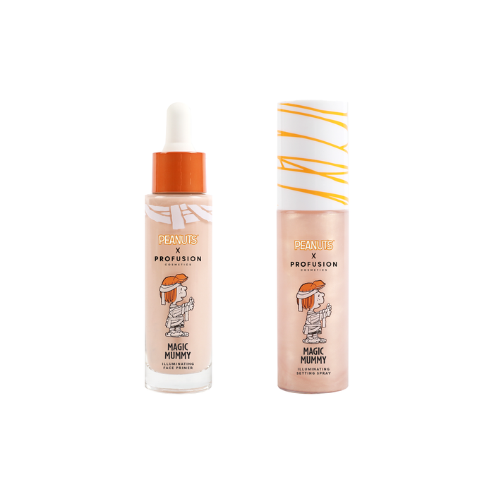 Peanuts Halloween | Magic Mummy Illuminating Face Primer & Setting Spray Set