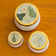 Rosy Rings Forest Small Pressed Floral Candle Pressed Floral Candles