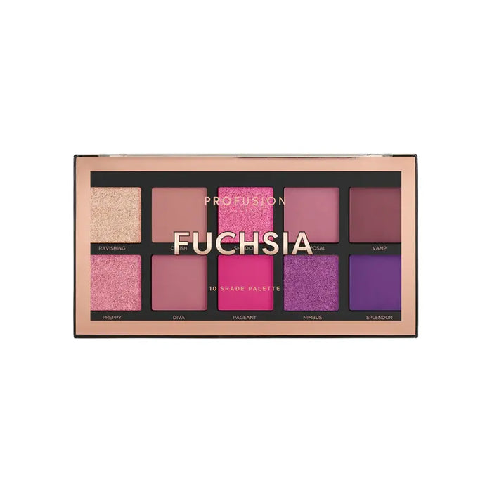 Profusion Cosmetics - Fuchsia 10 shade palette - 0.5oz