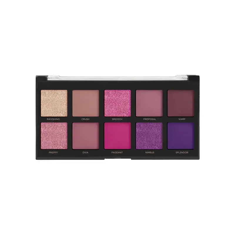 Profusion Cosmetics Fuchsia 10 shade palette Eyes