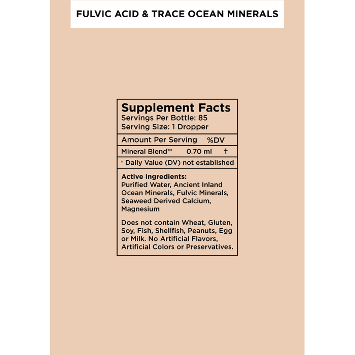 Fulvic Acid & Trace Ocean Minerals