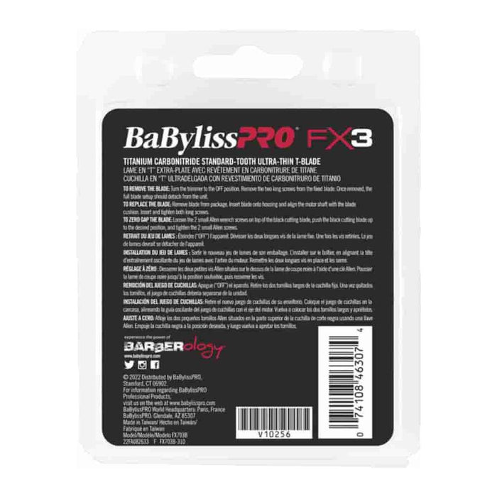 BaBylissPRO® FX3 Titanium Carbon-Nitride Ultra-Thin Replacement Blade