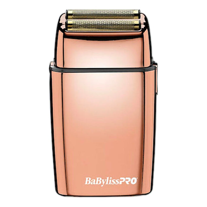 BaBylissPRO® FOILFX02™ Cordless Rose Gold Metal Double Foil Shaver