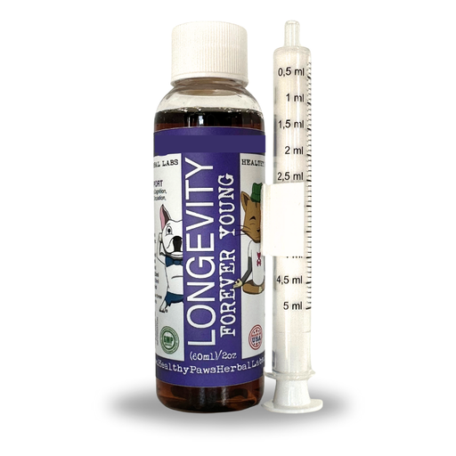 Healthy Paws Herbal Labs Forever Young - Pet Immune Booster & Longevity Support
