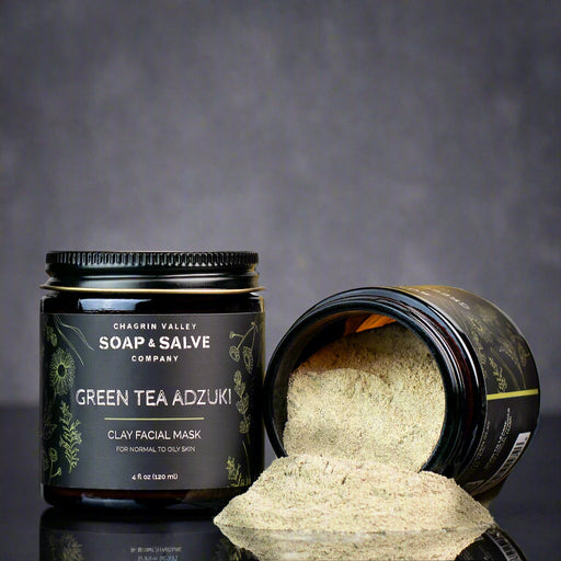 Chagrin Valley Soap & Salve Clay Face Mask: Green Tea & Adzuki Face Mask