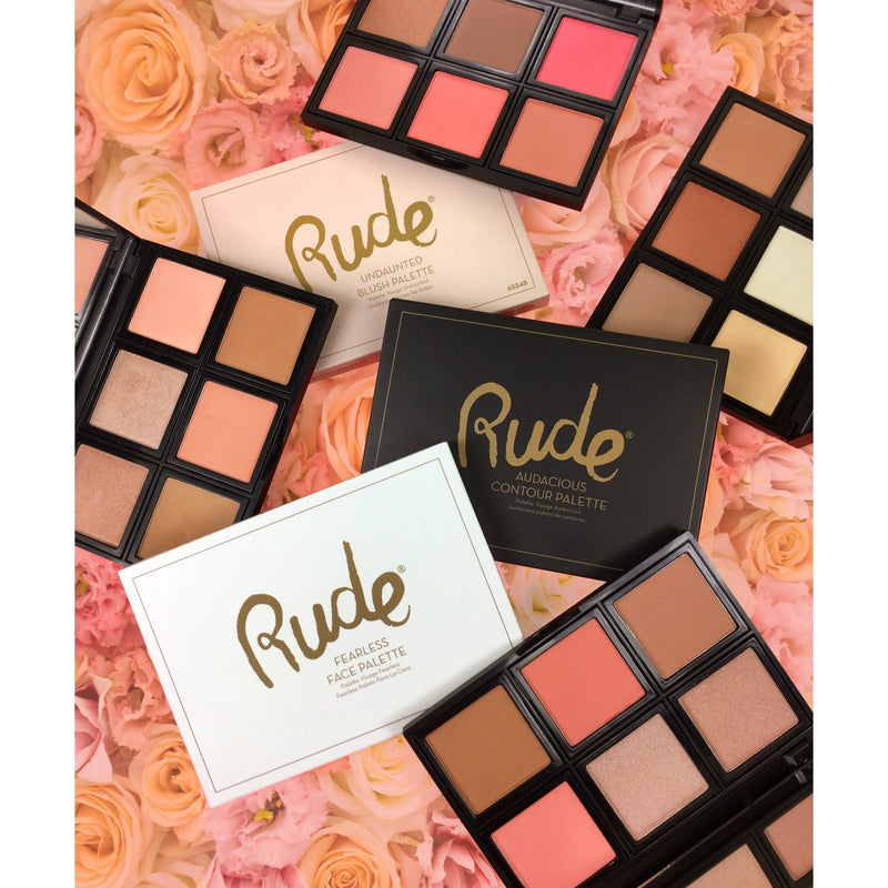 Rude Cosmetics Undaunted Blush Palette Face Palettes
