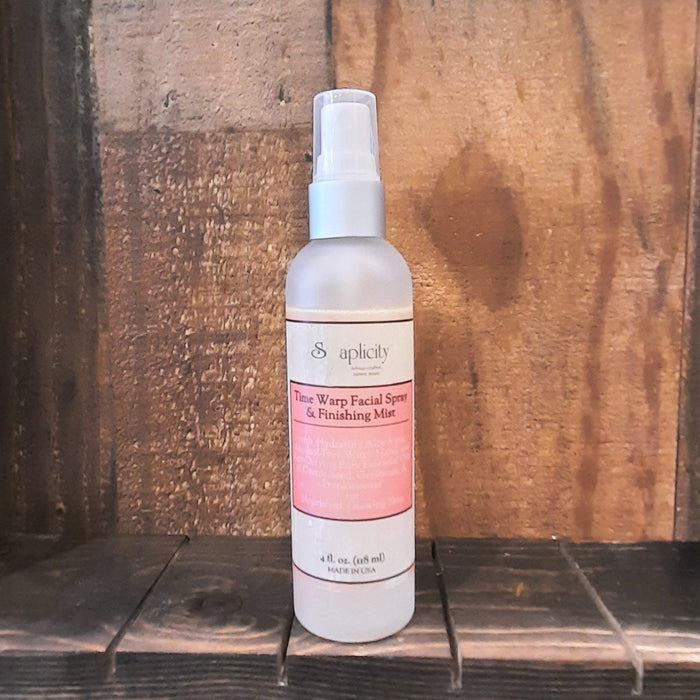 Soaplicity - Time Warp Facial Mist & Finishing Spray, 4 Oz.