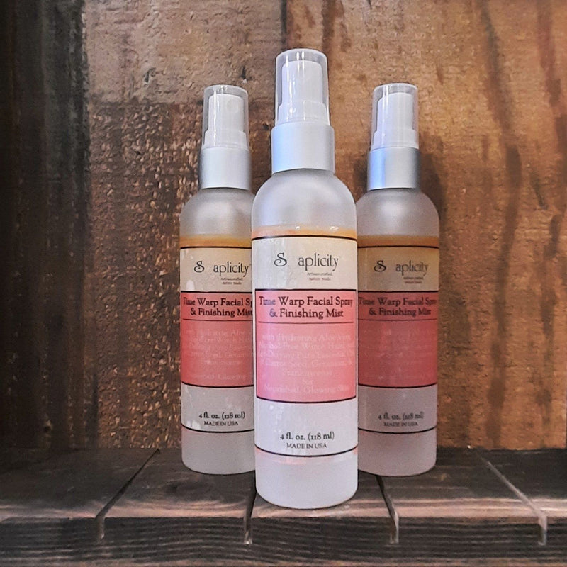 Soaplicity Time Warp Facial Mist & Finishing Spray, 4 oz. Facial Mist