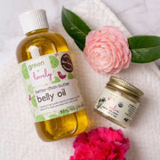 Green + Lovely Better than Butter Pregnancy Belly Oil - Organic Oils - Stretch Mark Prevention - 8 oz. Pregnancy Belly Oil