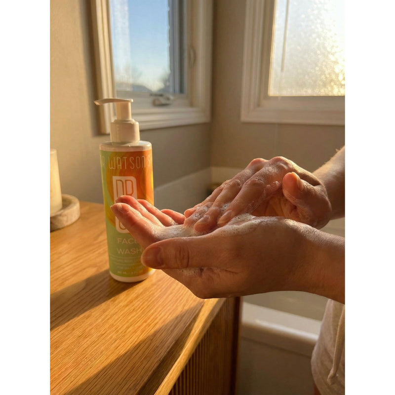 Dr. Watson's Hair & Skin Care Dr. Watson's Hair Care | Face Wash | Lemon Verbana | 8 Oz. Face Wash