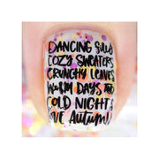 UberChic Beauty I Always Fall For Autumn Stamping Plate