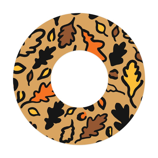 Peelz Falling Leaves Patch  Tape Designed for the FreeStyle Libre 2 Patch Medical Tape