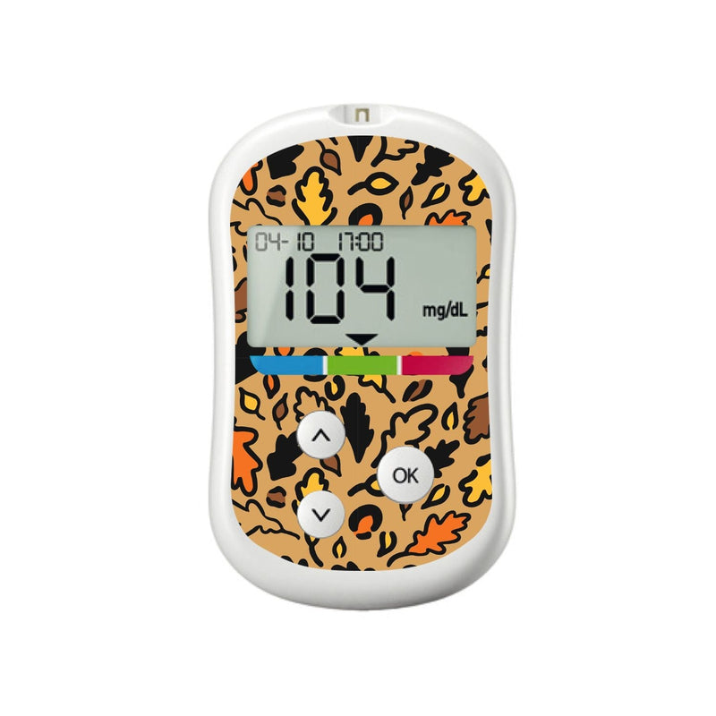 Peelz Falling Leaves for OneTouch Verio Flex Glucometer Peelz/Stickers