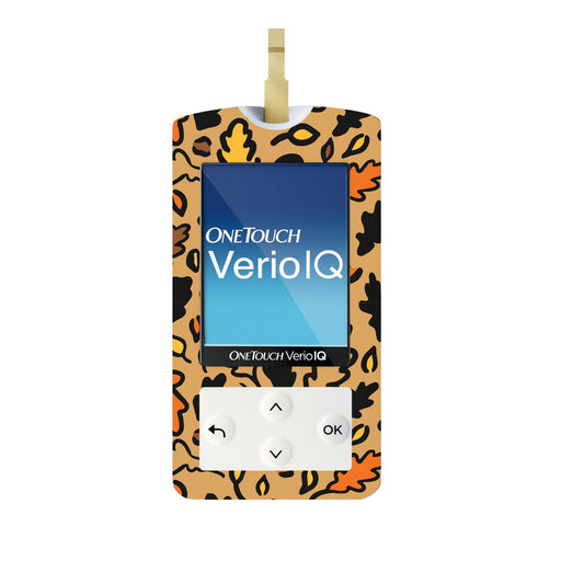 Peelz Falling Leaves for OneTouch Verio IQ Glucometer Peelz/Stickers