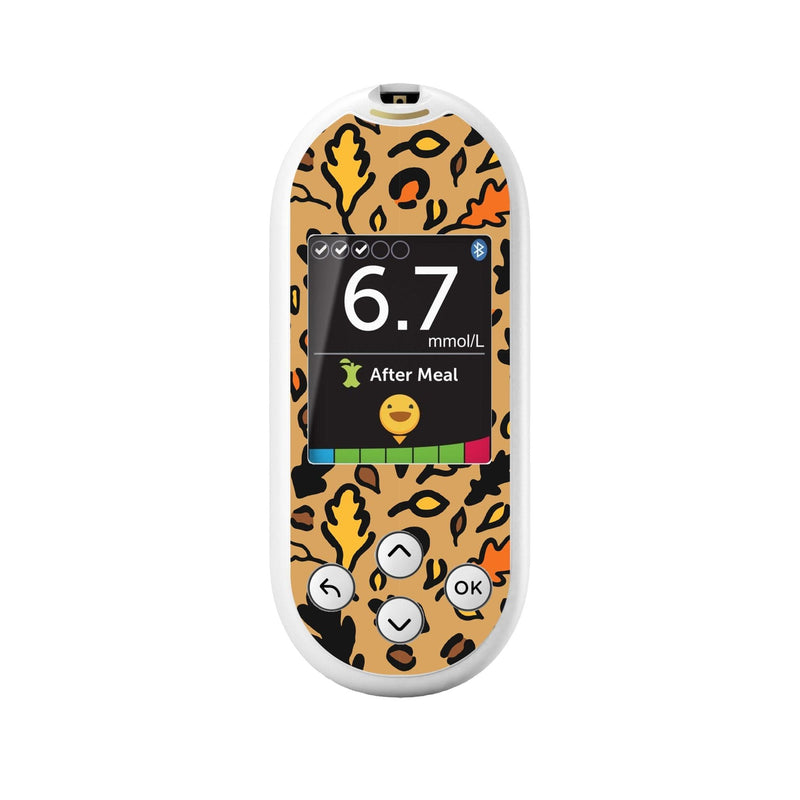 Peelz Falling Leaves for OneTouch Verio Reflect Glucometer Peelz/Stickers