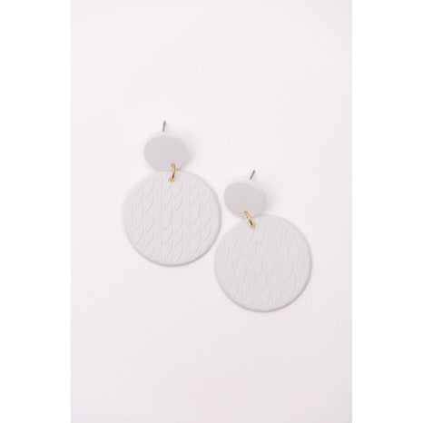 Falling Petals Earrings in Cream