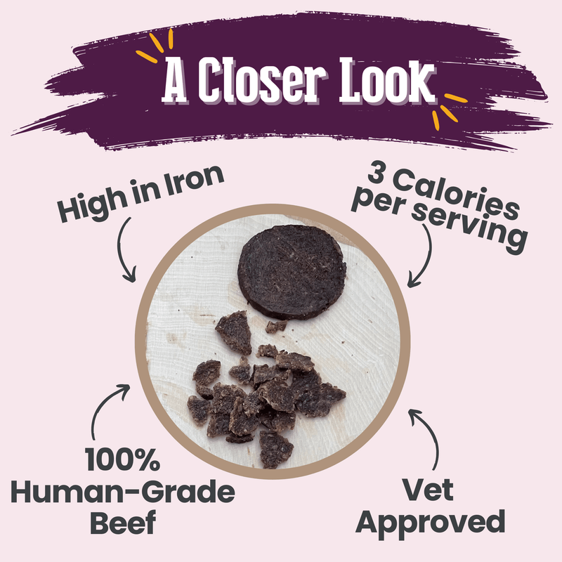 Farm To Pet Beef Crumbles Cat Treats | High Protein Treats for Cats Crumble