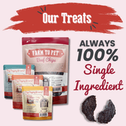 Farm To Pet Puppy Packs 'n Snacks Dog Treat Starter Pack | Single-Ingredient Training Treats Bundle