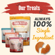 Farm To Pet Puppy Packs 'n Snacks Dog Treat Starter Pack | Single-Ingredient Training Treats Bundle