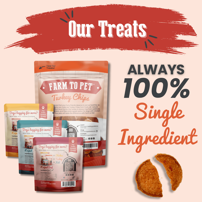 Farm To Pet Puppy Packs 'n Snacks Dog Treat Starter Pack | Single-Ingredient Training Treats Bundle