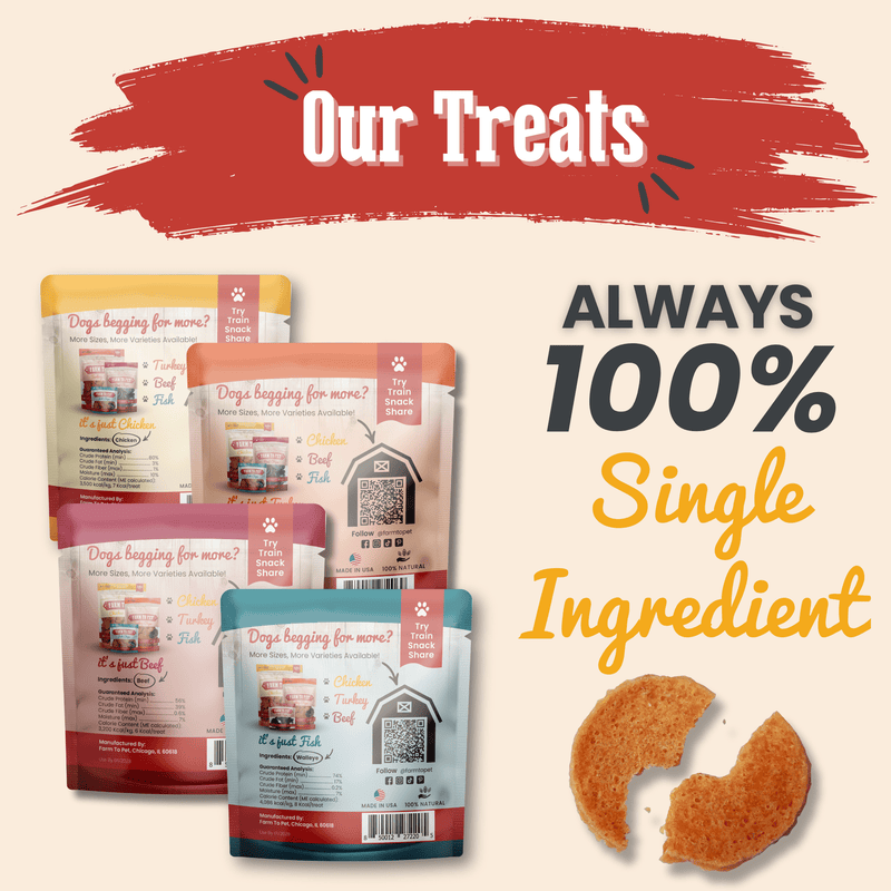 Farm To Pet Snack Pack Dog Treat Sampler Snack Pack
