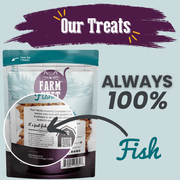 Farm To Pet Fish Crumbles for Cats | All-Natural Fish Cat Treats Crumble