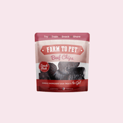Farm To Pet Beef Chips Snack Pack Bundles | Dog Treats for Training & Travel Snack Pack