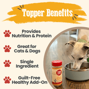 Farm To Pet Treat Topper Chicken Dog Food Topper | Healthy Meal Supplement for Dogs Topper