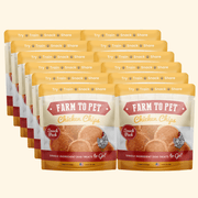 Farm To Pet Chicken Chips Snack Pack Bundles | Dog Party Favors & Training Treats Snack Pack Seashell 6 Pack,12 Pack,24 Pack
