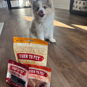 Farm To Pet Puppy Packs 'n Snacks Dog Treat Starter Pack | Single-Ingredient Training Treats Bundle