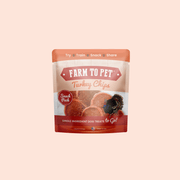 Farm To Pet Turkey Chips Snack Pack Bundles | Low Allergen Treats for Training Snack Pack