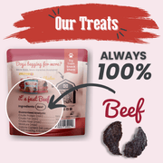 Farm To Pet Beef Chips Snack Pack Bundles | Dog Treats for Training & Travel Snack Pack