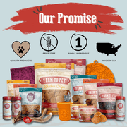 Farm To Pet Puppy Packs 'n Snacks Dog Treat Starter Pack | Single-Ingredient Training Treats Bundle