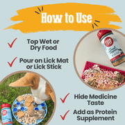 Farm To Pet Treat Topper Fish Dog Food Topper | Low-Fat Meal Topper for Pets Topper