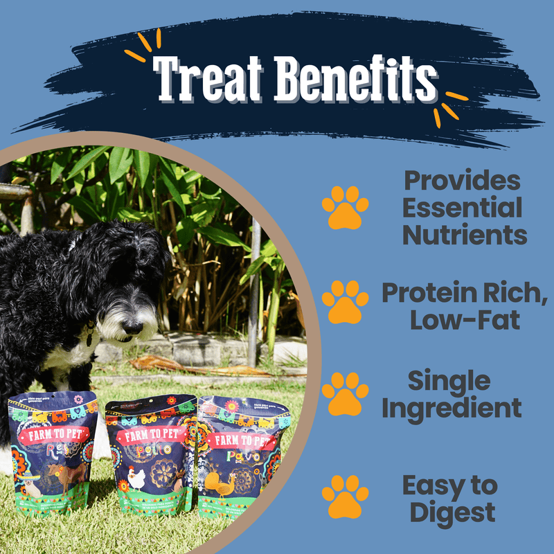Farm To Pet Premios Para Perros Fiesta Pack | Dog Treat Variety Bundle Chip