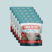 Farm To Pet Fish Chips Snack Pack Bundles | Dog Treats for Training & Travel Snack Pack