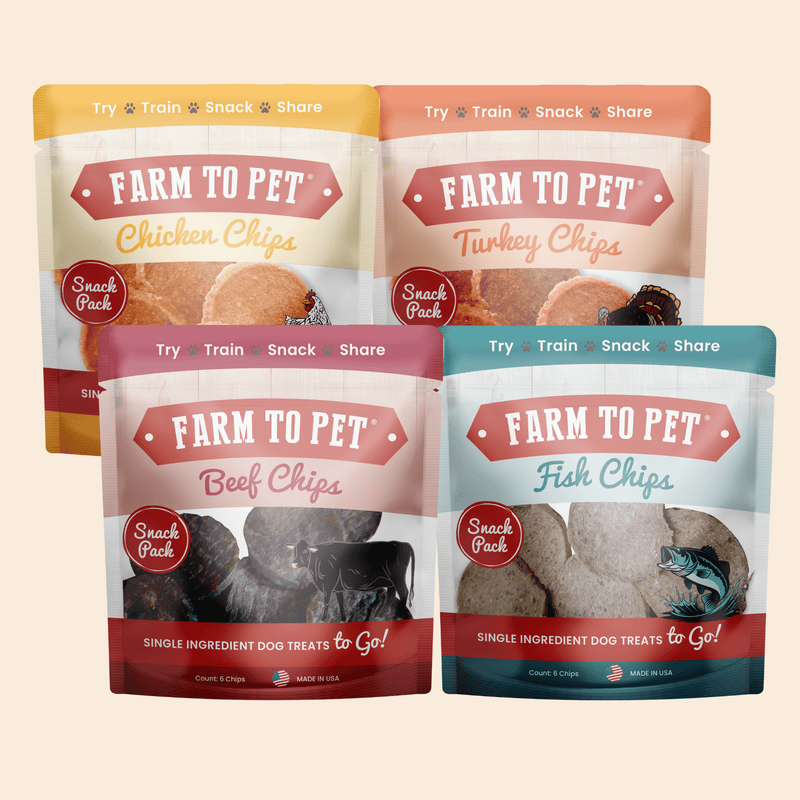 Farm To Pet Snack Pack Dog Treat Sampler Snack Pack