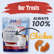 Farm To Pet Americana Chicken Chips for Dogs | Celebrate with USA-made Dog Treats Chip