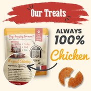 Farm To Pet Chicken Chips Snack Pack Bundles | Dog Party Favors & Training Treats Snack Pack