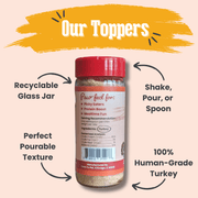 Farm To Pet Treat Topper Turkey Dog Food Topper | Healthy Meal Supplement for Dogs Topper