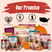 Farm To Pet Turkey Chips for Dogs | All-Natural Single-Ingredient Healthy Dog Treats Chip