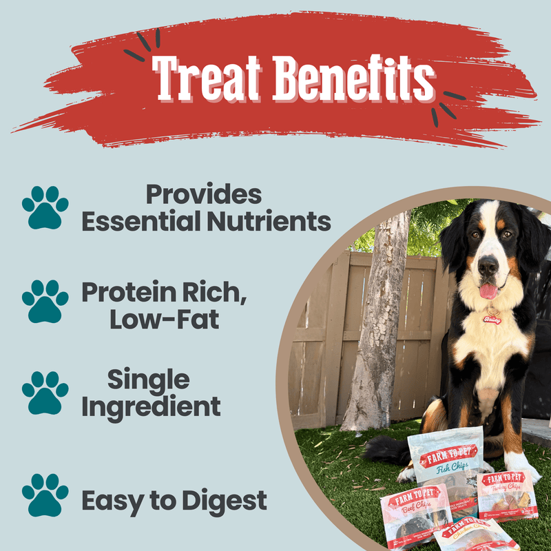 Farm To Pet Puppy Packs 'n Snacks Dog Treat Starter Pack | Single-Ingredient Training Treats Bundle