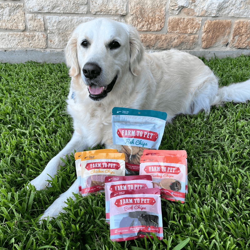 Farm To Pet Puppy Packs 'n Snacks Dog Treat Starter Pack | Single-Ingredient Training Treats Bundle